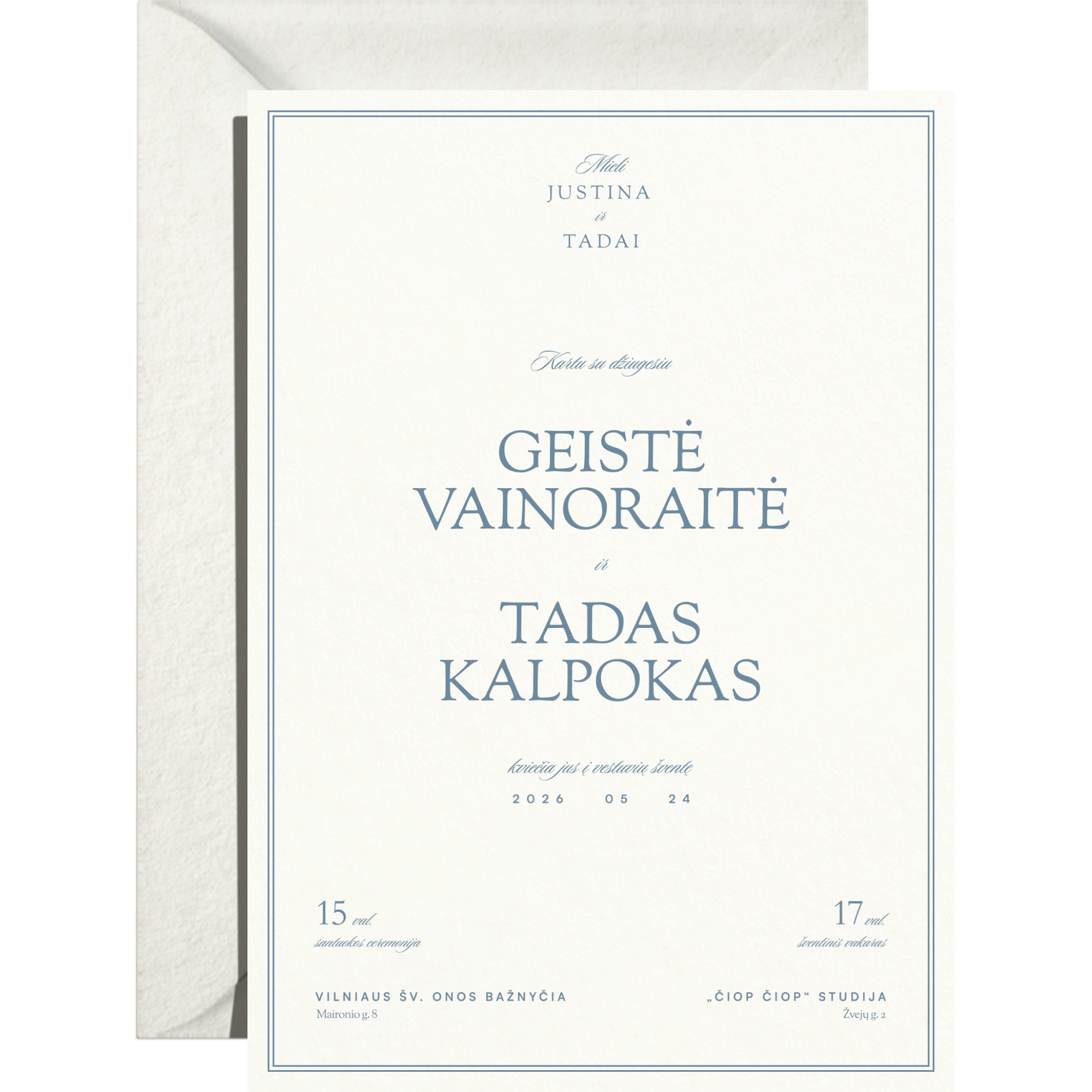 Kvietimas Nr. 1