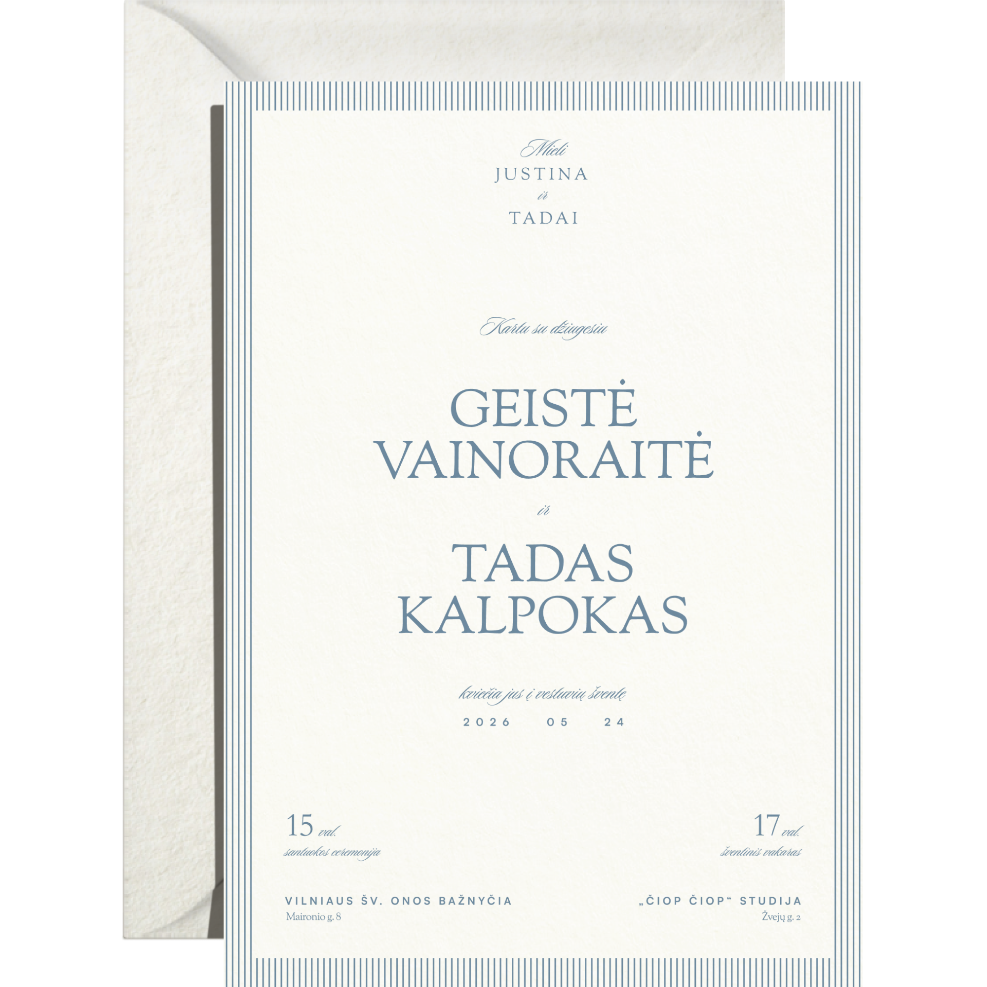 Kvietimas Nr. 1