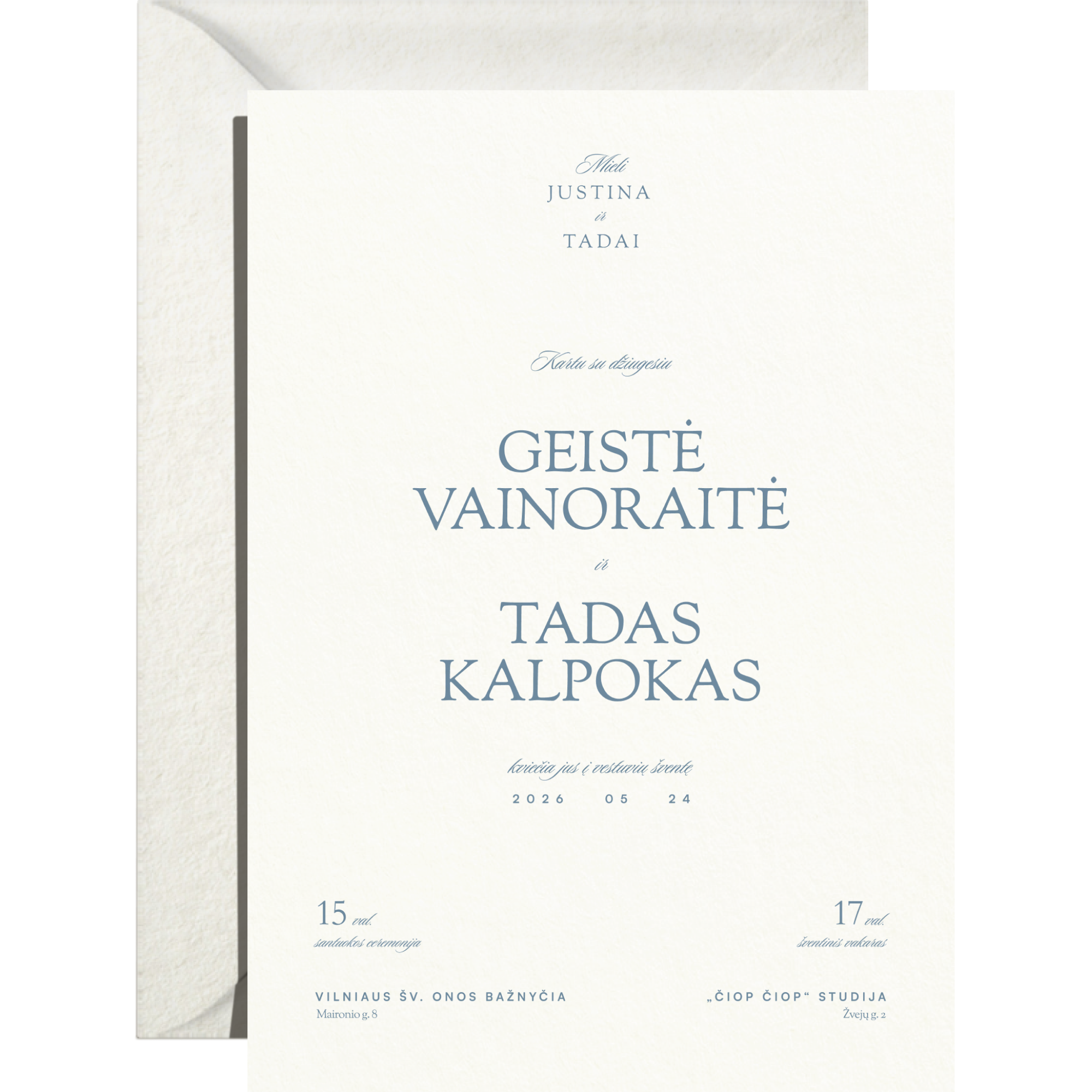 Kvietimas Nr. 1