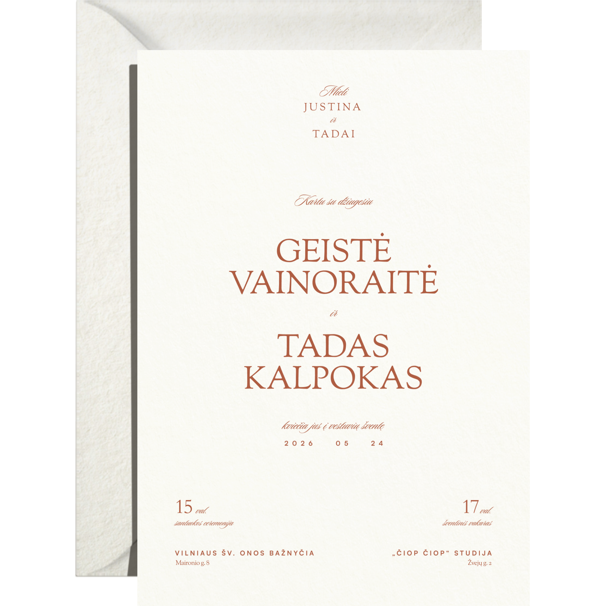 Kvietimas Nr. 2