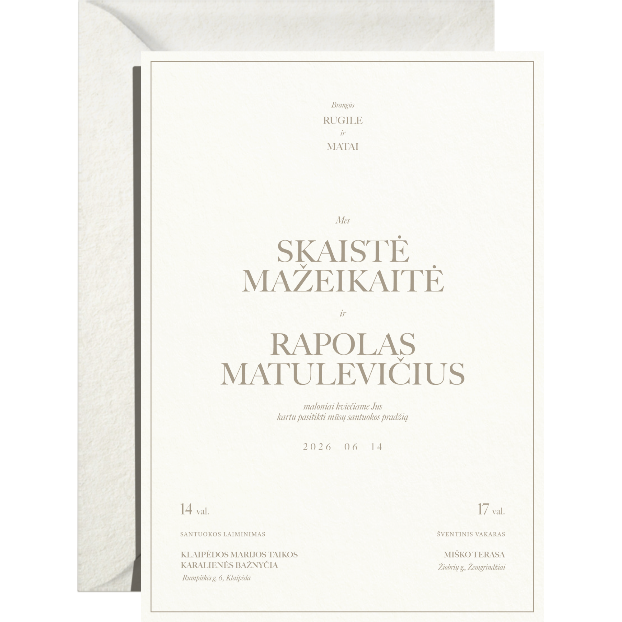 Kvietimas Nr. 2