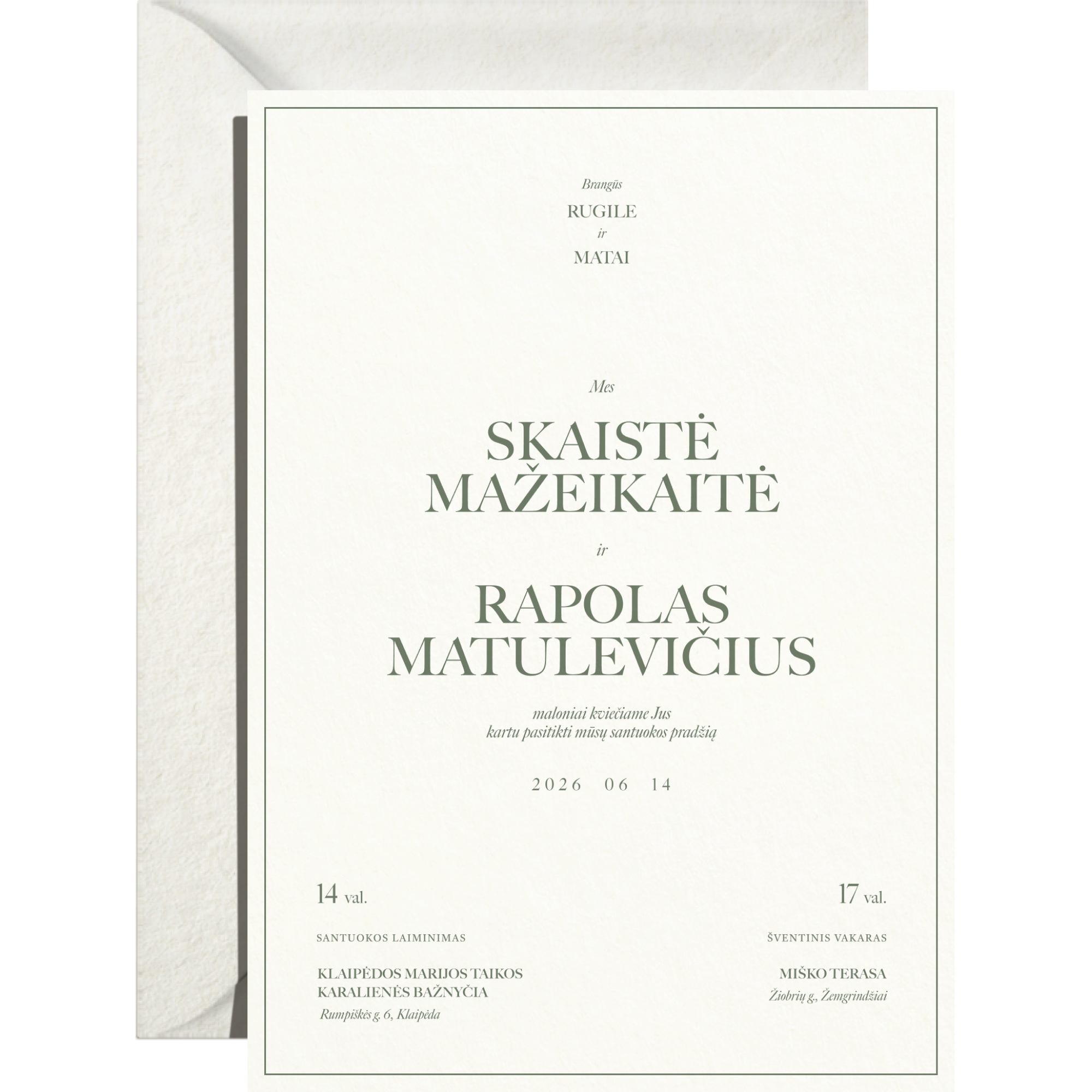 Kvietimas Nr. 2