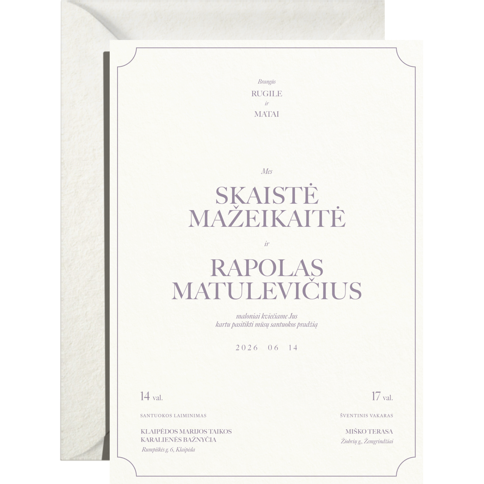Kvietimas Nr. 2