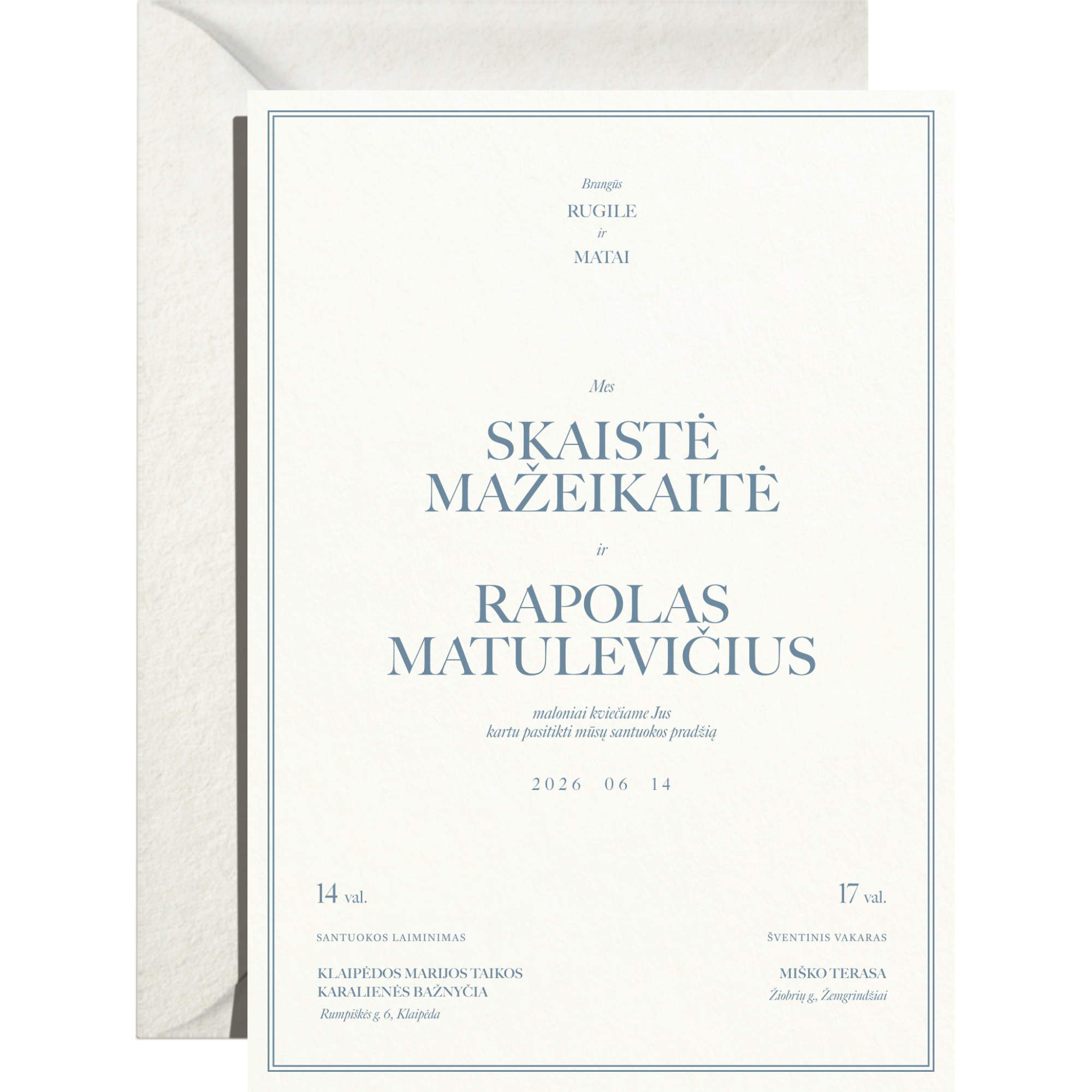 Kvietimas Nr. 2