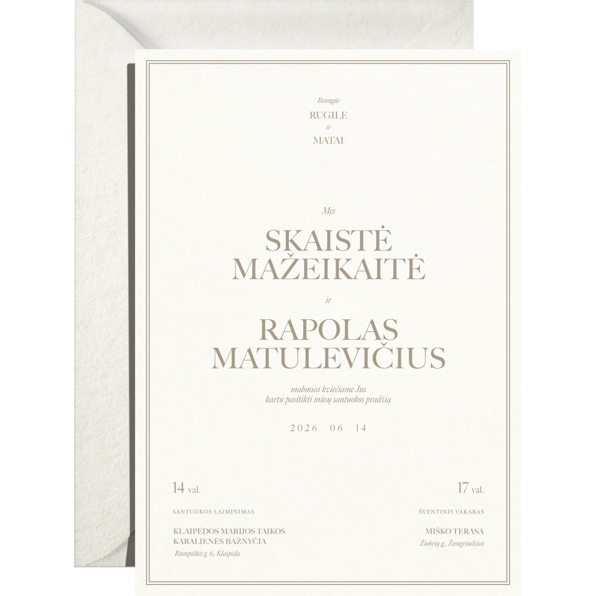 Kvietimas Nr. 2