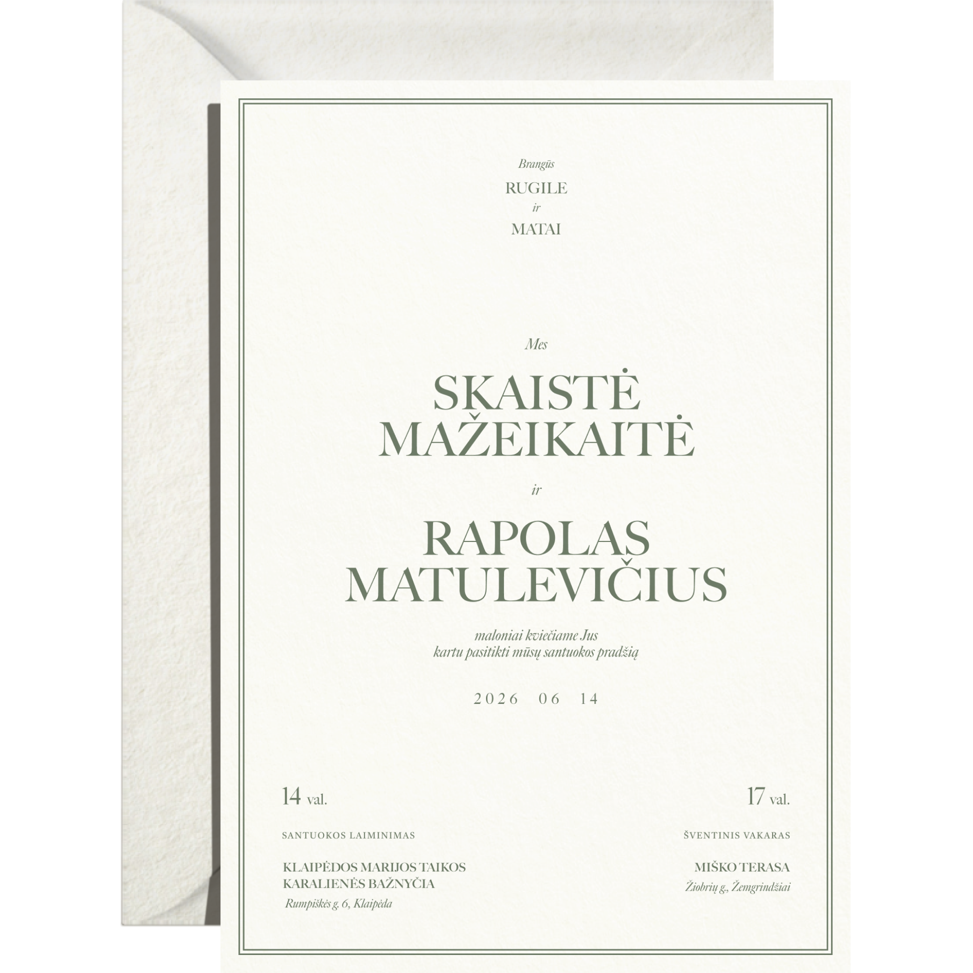 Kvietimas Nr. 2