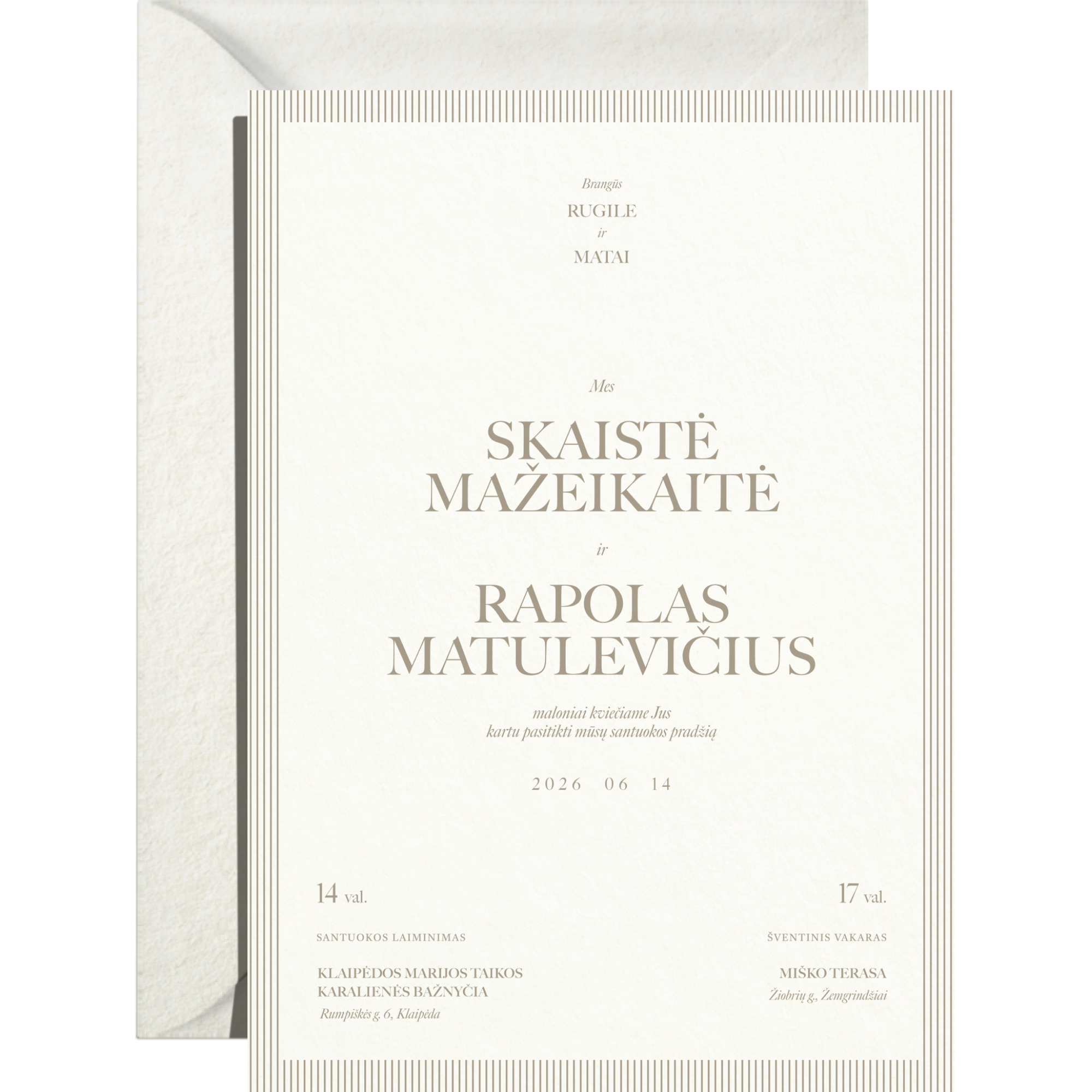 Kvietimas Nr. 2