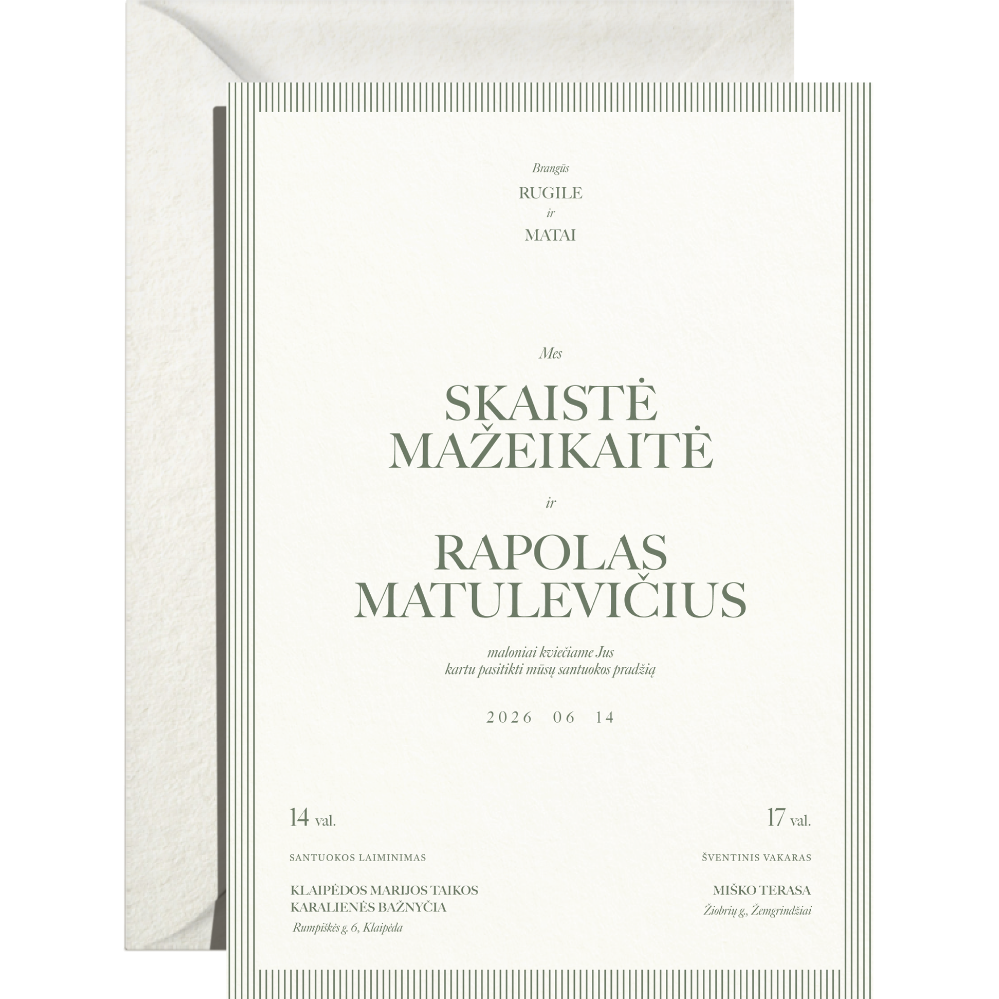 Kvietimas Nr. 2