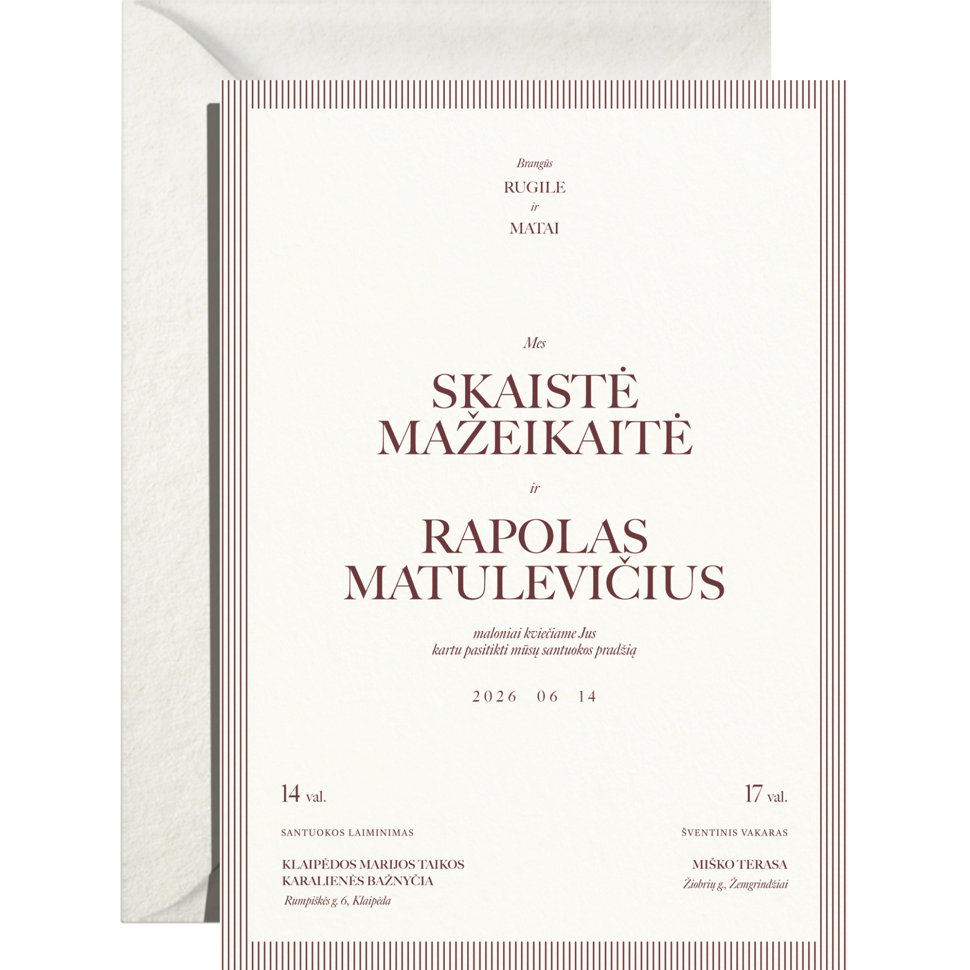 Kvietimas Nr. 2