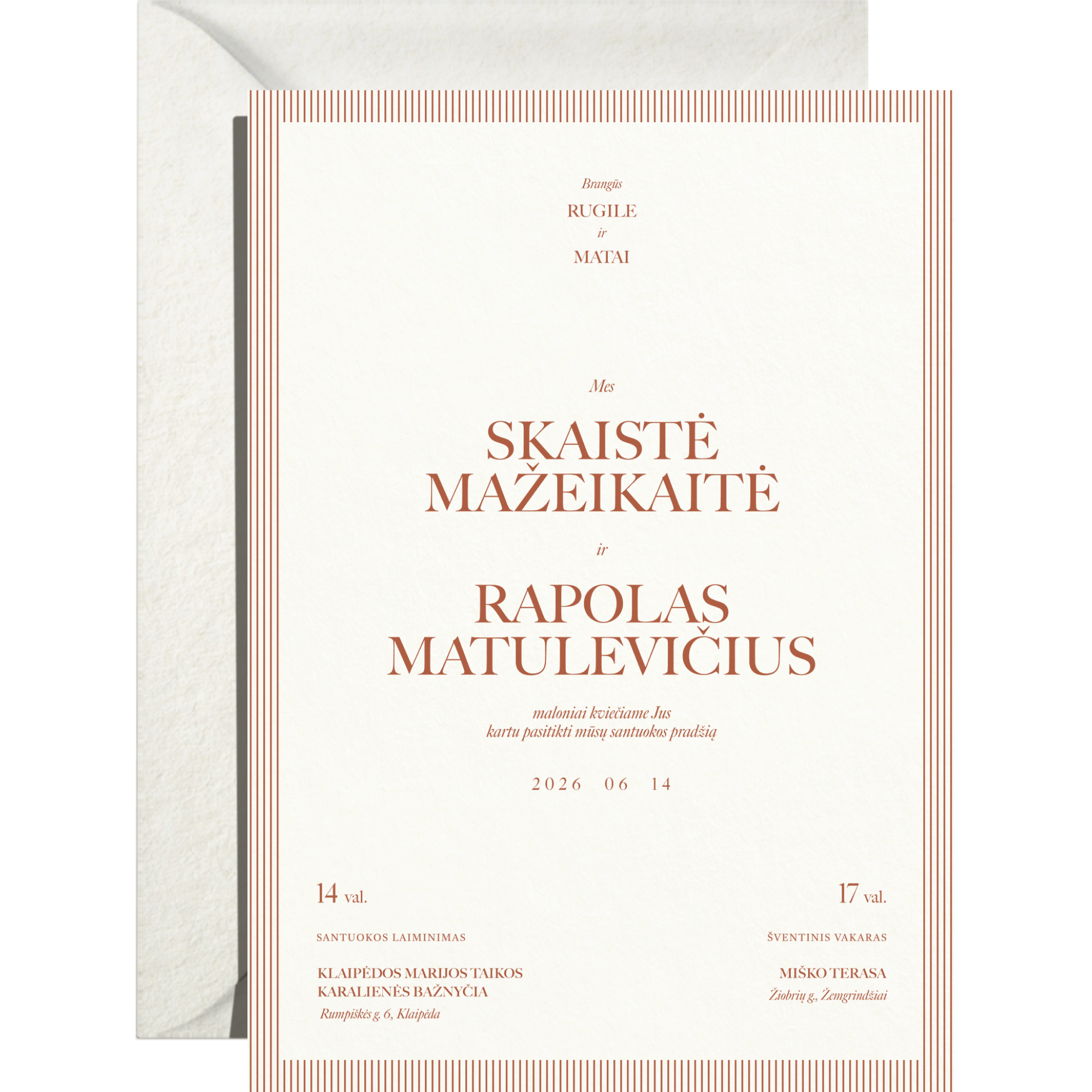 Kvietimas Nr. 2