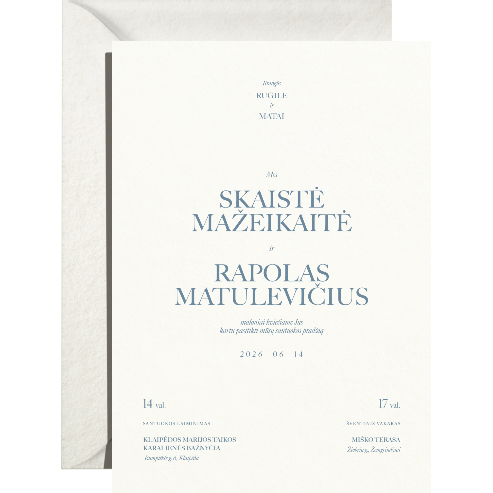 Kvietimas Nr. 2