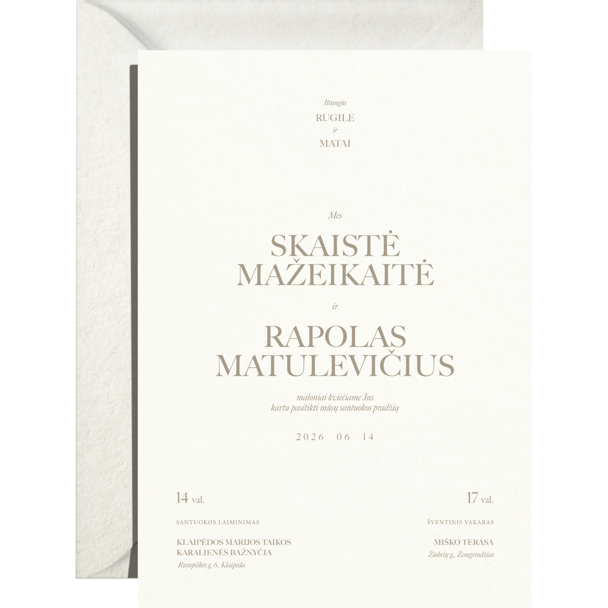 Kvietimas Nr. 2