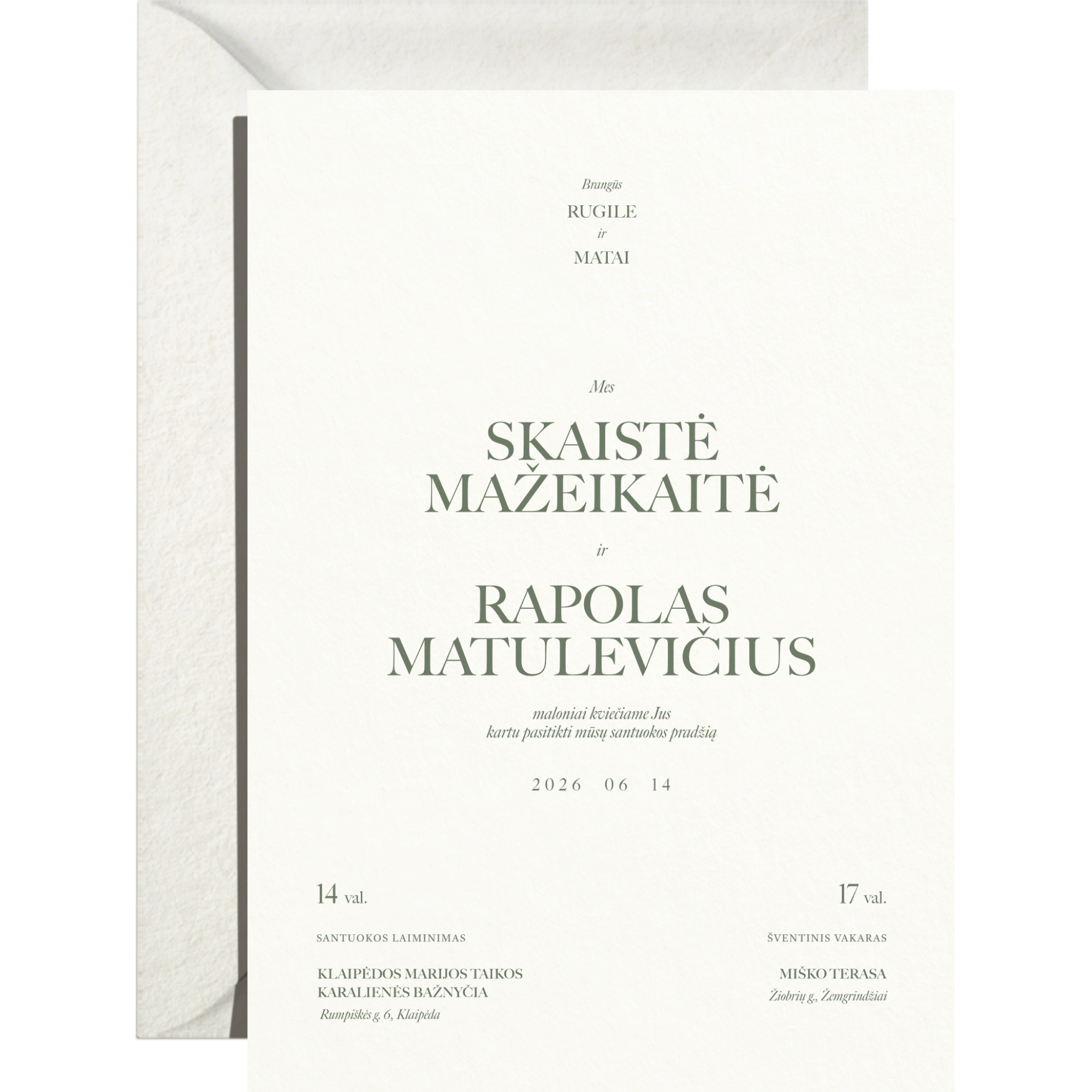 Kvietimas Nr. 2
