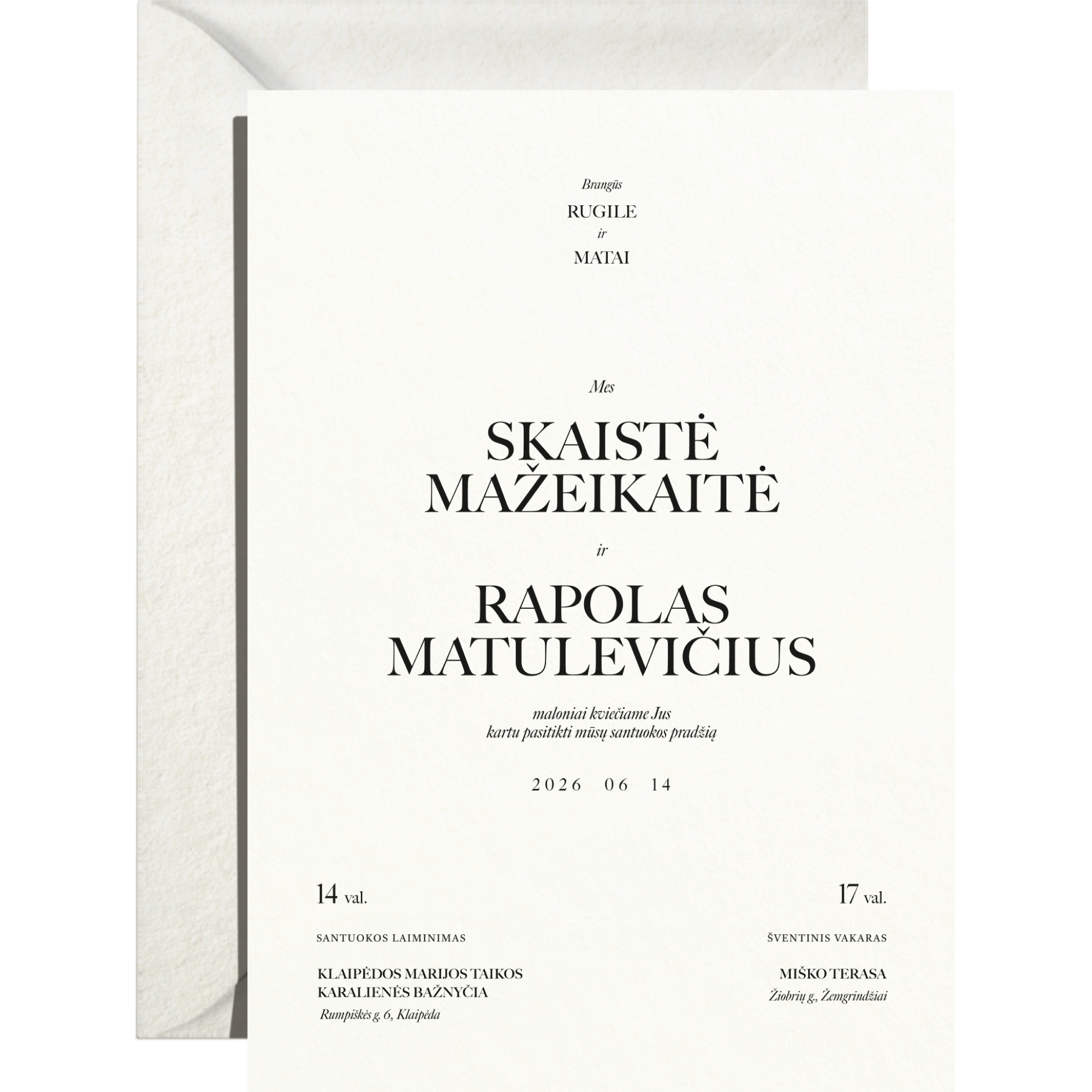 Kvietimas Nr. 2
