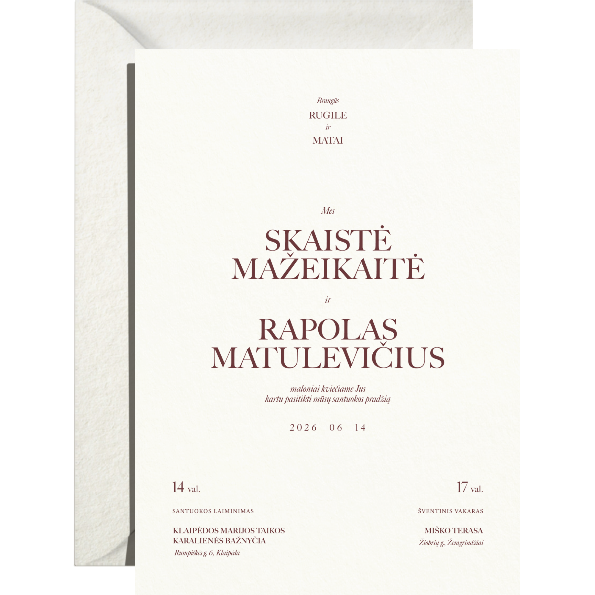 Kvietimas Nr. 2